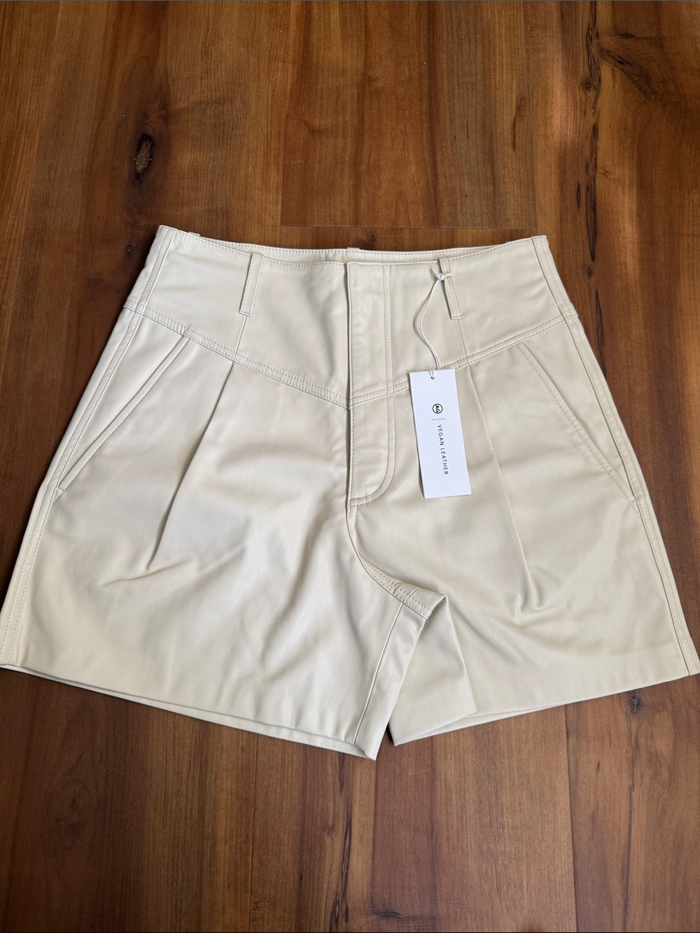 AG Shae Faux Leather Shorts- Size S NWT